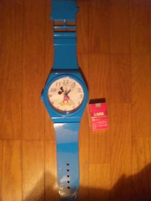 トイストーリー アンディの部屋時計（ミッキー腕時計型壁掛時計)作成