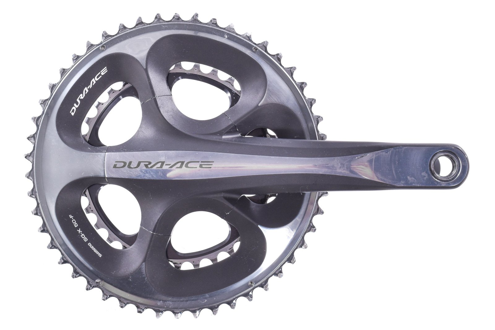 USED Shimano Dura-Ace FC-7950 50/34T 175mm Compact Crankset 2x10 Speed