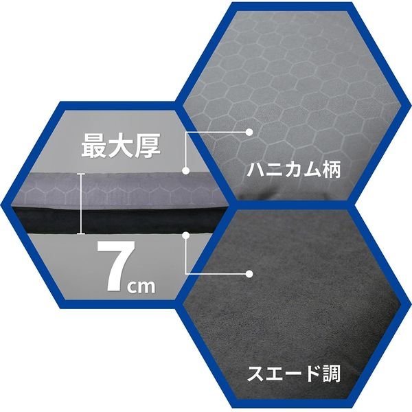 角利産業 KAKURI インフレーターマット 7cm ダブル（直送品） - アスクル