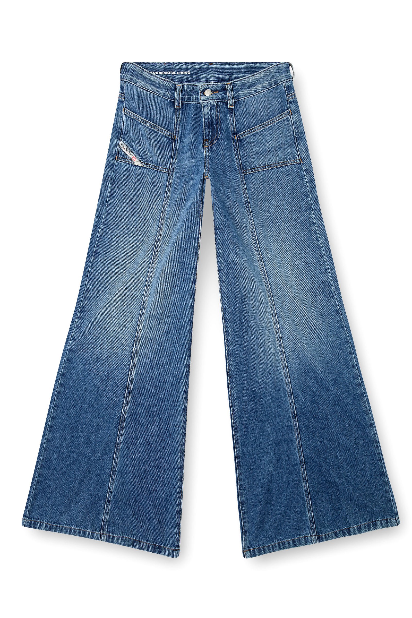 Women's Flare Jeans | Medium blue | Diesel D-Akii