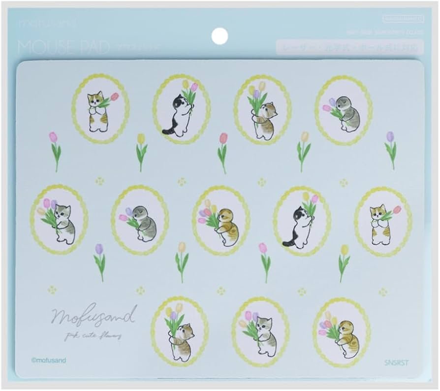 Amazon.co.jp: サンスター文具 mofusand PCグッズ マウスパッド ライト