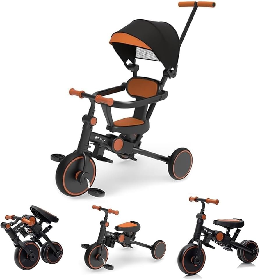 Amazon.co.jp: 2025 子供 三輪車 7in1 1歳 2歳-6歳 クリスマス 誕生日