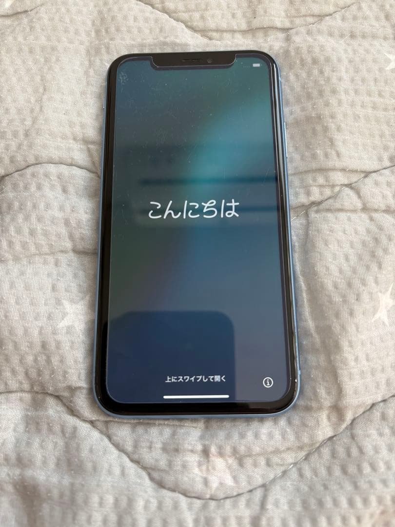 Apple iPhone XR ブルー　本体　64GB iPhone XR 64GB ブルー Bランク｜中古スマホ・タブレットの公式