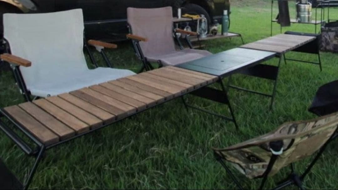 アイアン工房　アイアンテーブル細板×２　テーブル連結用プレート 収納バッグ×２ アイアンテーブル（細板） | アイアン工房 CAMP SHOP