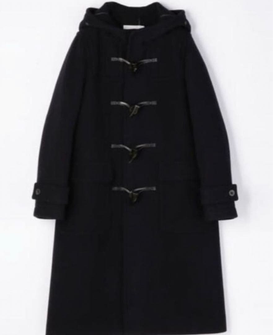 ♡マカフィー♡ロングウールダッフルコート ネイビー サイズ36 TOMORROWLAND MACPHEE マカフィー レディース ウールメルトン ロング