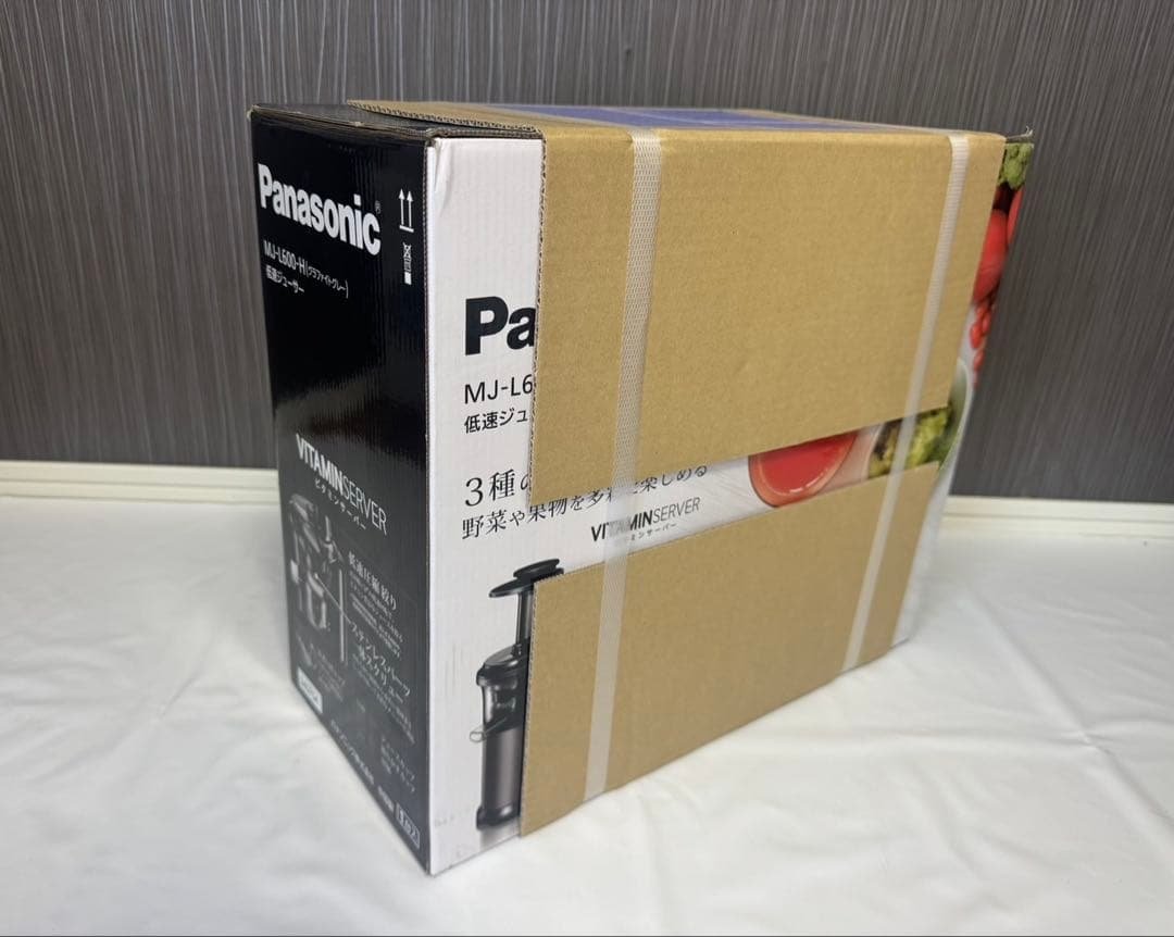 新品未使用　Panasonic MJ-L600-H 低速ジューサー Panasonic（パナソニック） 低速ジューサー｜MJ-L600-H｜[通販