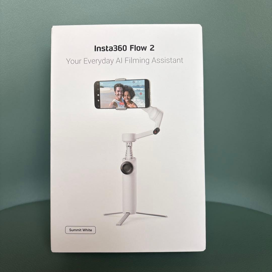 Insta360 Flow 2 ホワイト 楽天市場】Insta360 Flow 2 - スマートフォン用ジンバル 折りたたみ式