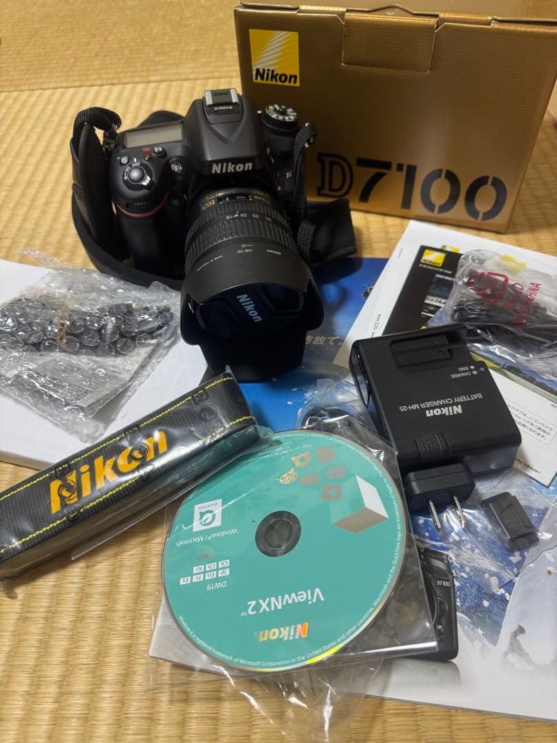Nikon D7100 純正+タムロン望遠セット　ショット数4000 Di タムロン TAMRON 100-400mm F4.5-6.3 VC USD ニコン用 超望遠ズーム
