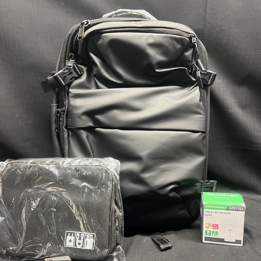 〇Of64 未使用 真空圧縮 バックパック トラベルバッグ ブラック 楽天市場】圧縮袋 旅行（カラーブラック）（バックパック・リュック
