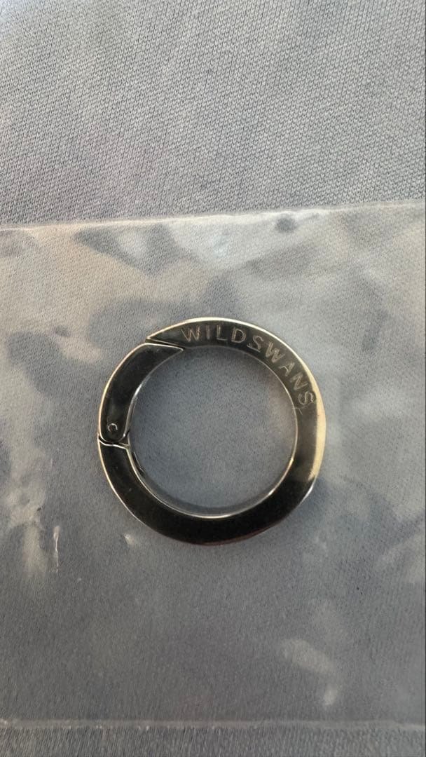 ワイルドスワンズ　カラビナリング　sサイズ キーリング《カラビナS》サージカルステンレス｜WILDSWANS(ワイルド