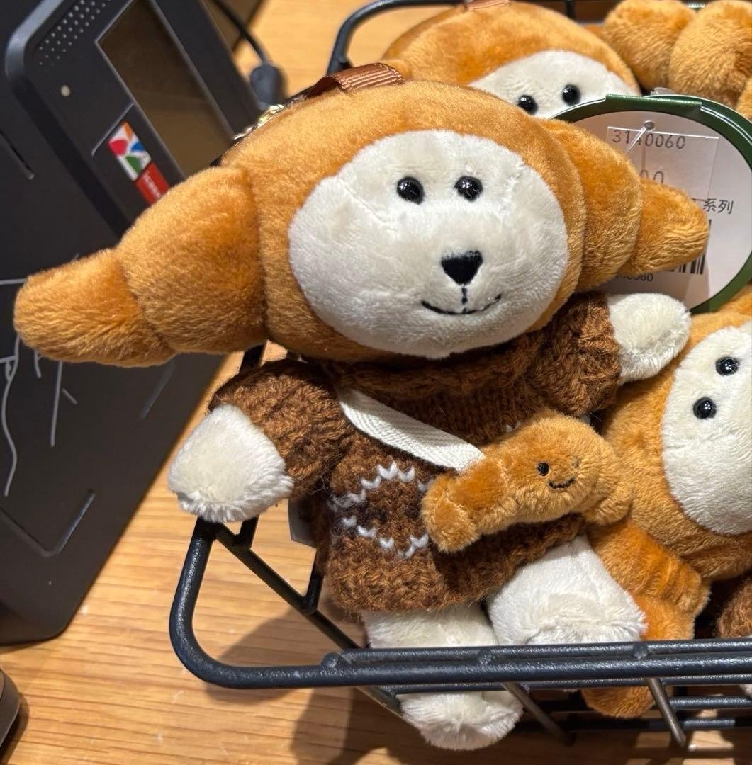 スターバックス 台湾 STARBUCKS ベアリスタ クロワッサン キーホルダー