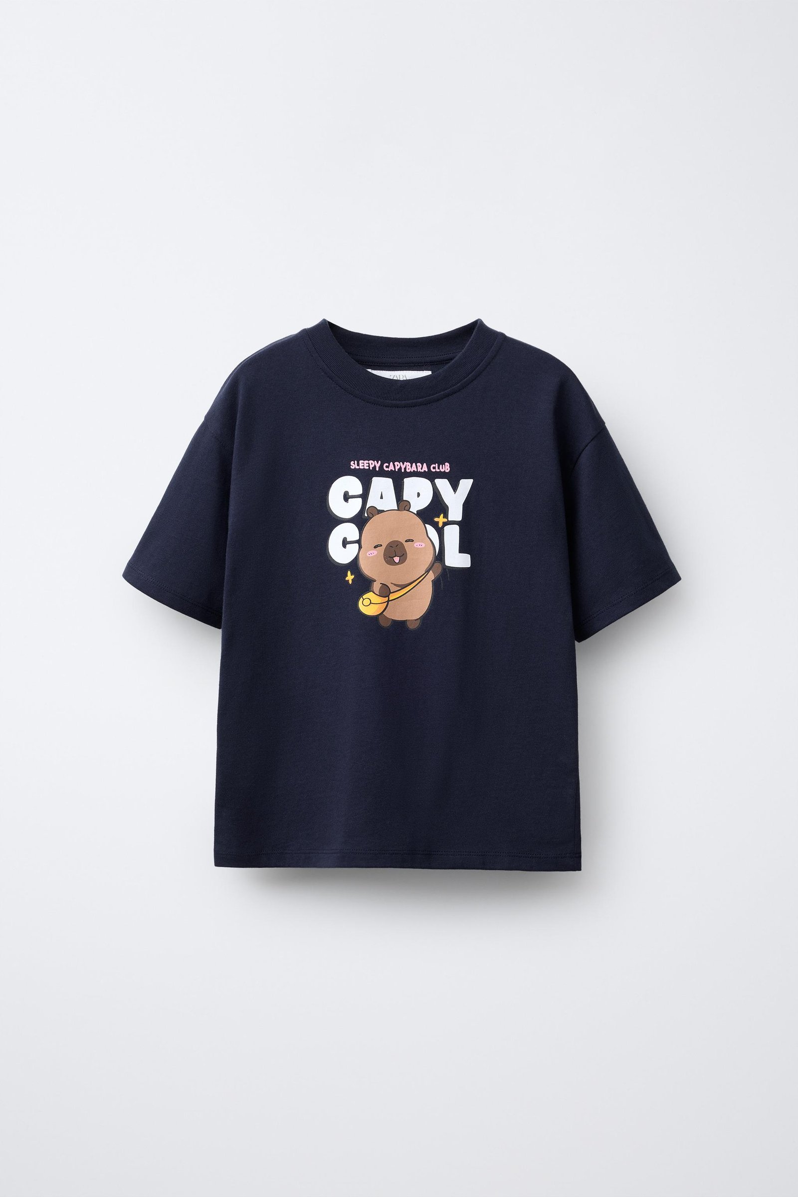 CAPYBARA CAPYFUN © T-SHIRT - Navy blue | ZARA Hungary / Magyarország